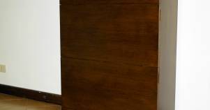 Scarpiera in legno su misura artigianale